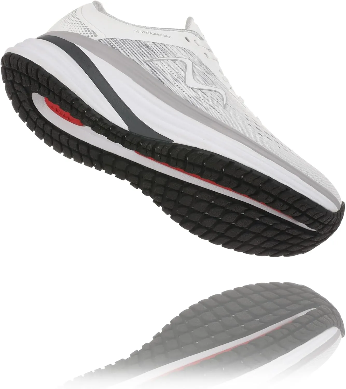 MBT M-3000 Lace Up Running Shoes in White for Women