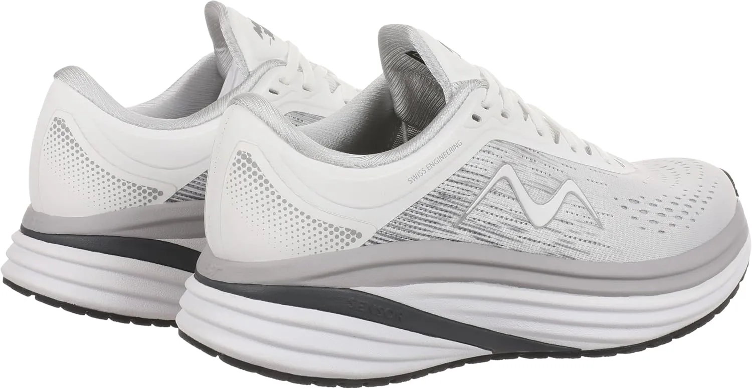MBT M-3000 Lace Up Running Shoes in White for Women