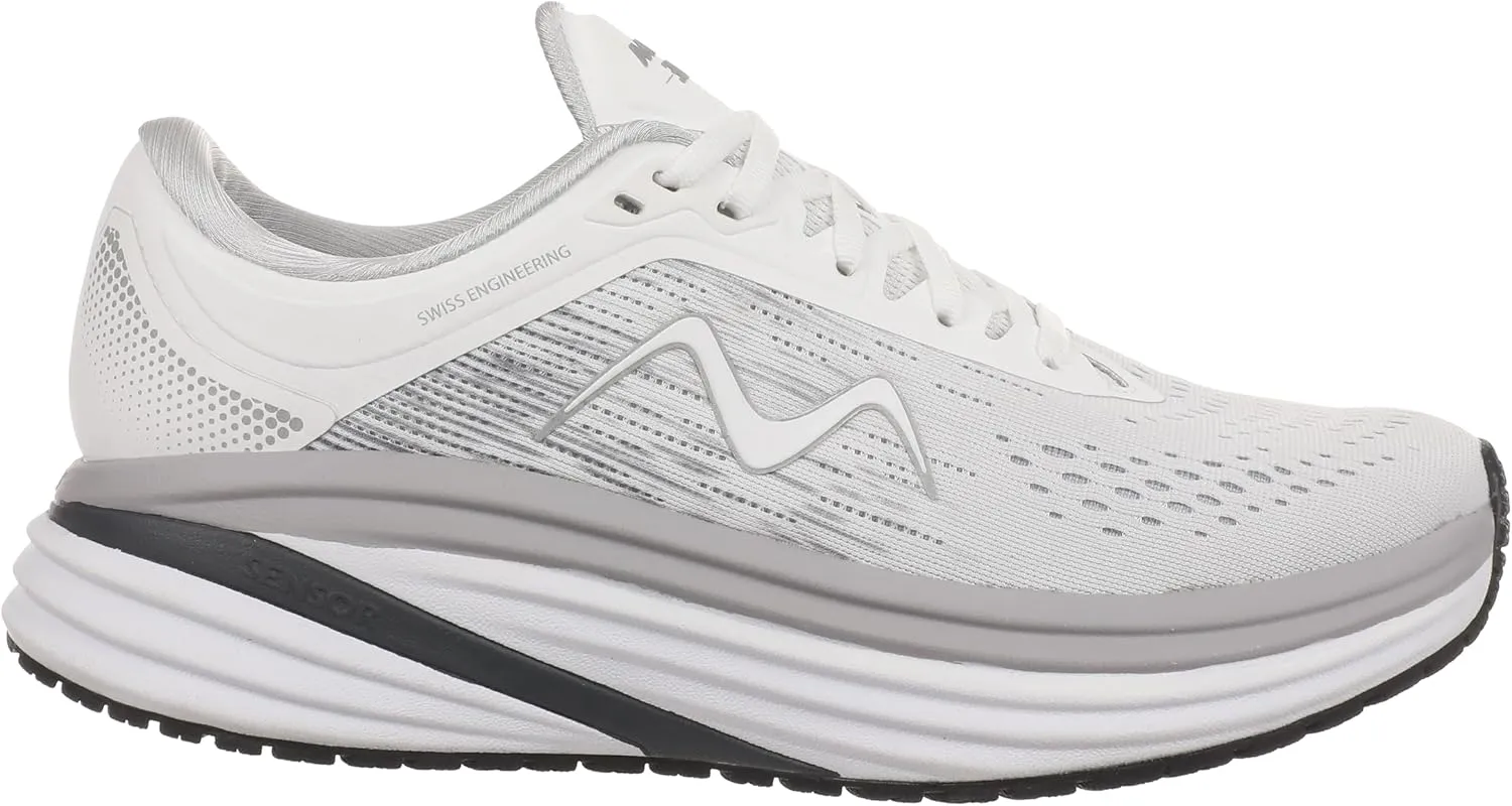 MBT M-3000 Lace Up Running Shoes in White for Women