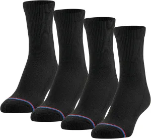 MediPeds Adult Quarter Socks With Non-Binding Top and Cushion, Multipairs