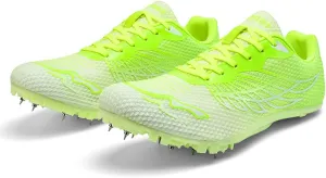 Men Women Track and Field Nail Shoes Youth Professional Training Competition Athletics 8 Nails Spikes Sprint Sport Sneakers Breathable Mesh Sprint & Jumping Athletic Shoes