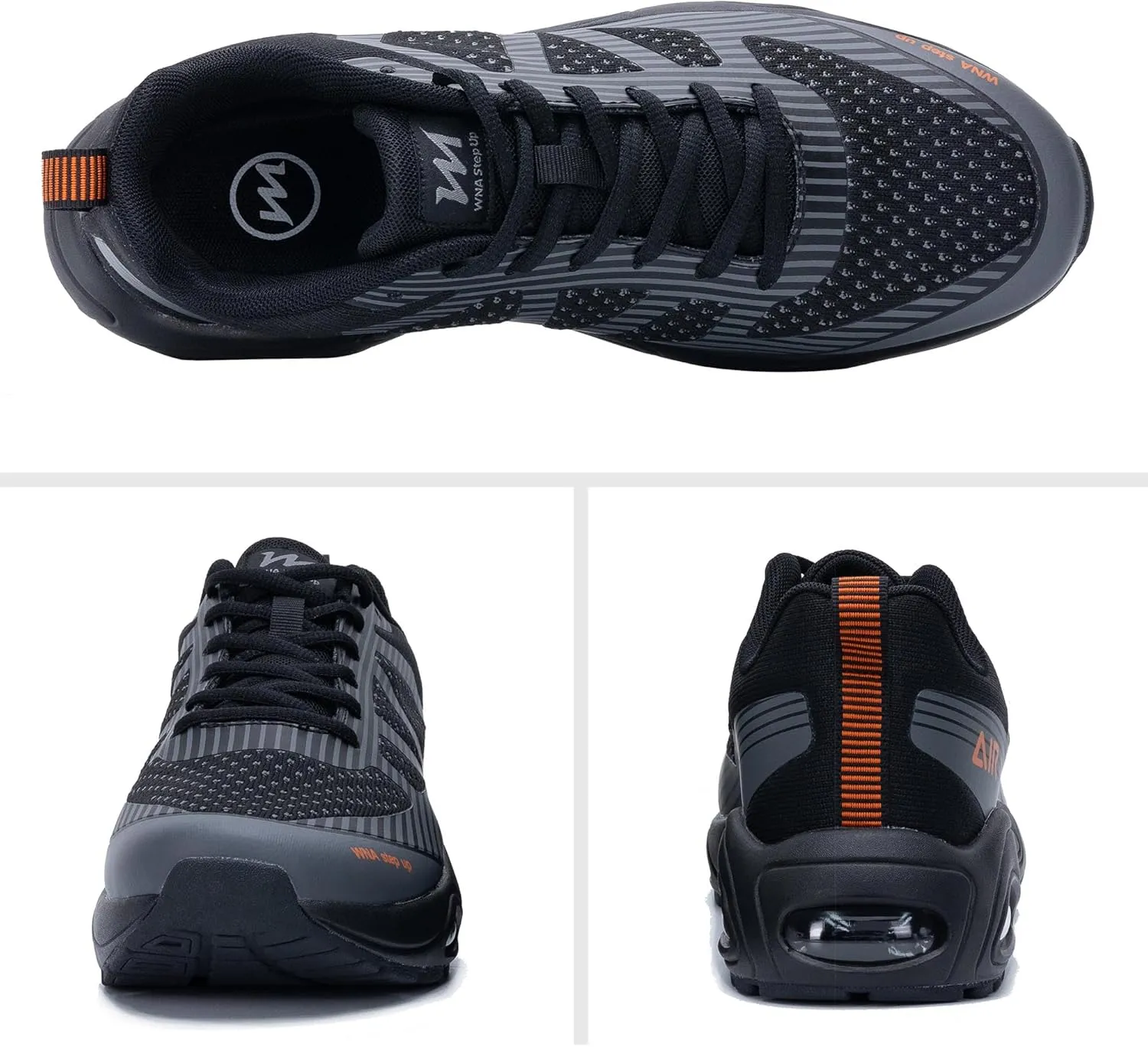 Mens Air Running Shoes Tennis Athletic Sneakers Lightweight Breathable Non Slip Walking Jogging Workout Gym Sports Footwear US 7-13