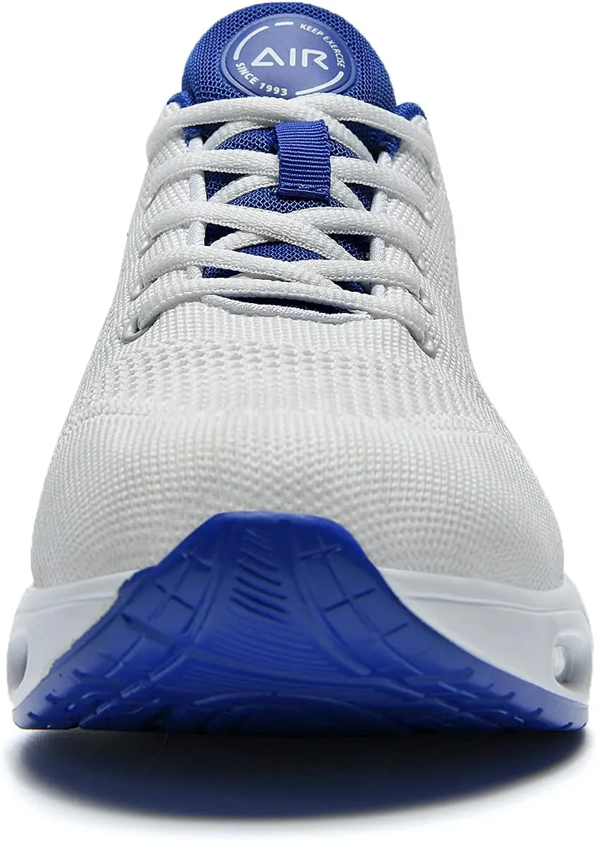 Men's Air Running Shoes Tennis Jogging Gym Fashion Sneaker Lightweight Knitting Breathable Athletic Walking Shoes US 7-12.5