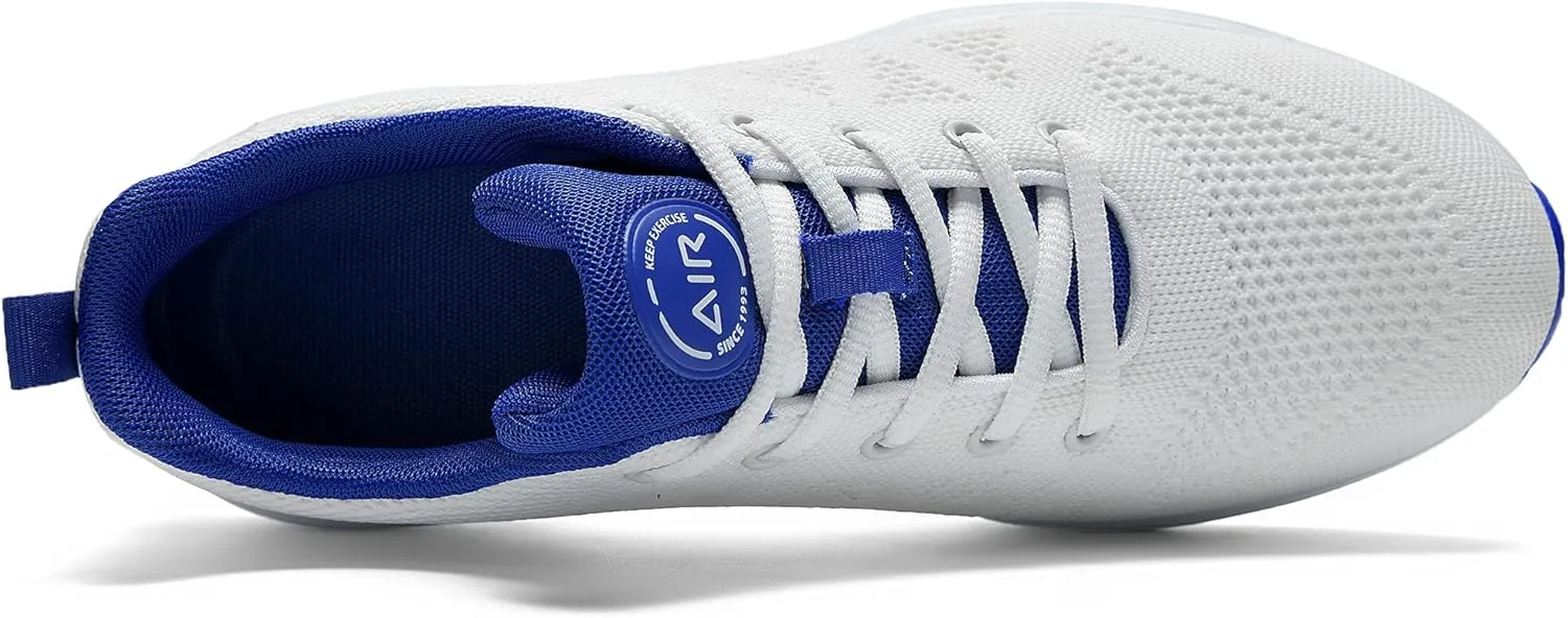 Men's Air Running Shoes Tennis Jogging Gym Fashion Sneaker Lightweight Knitting Breathable Athletic Walking Shoes US 7-12.5