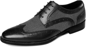 Men's Dress Shoes Lace-up Brogues Derbys Oxford Formal Shoes for Men Wedding Business Office