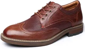 Mens Dress Shoes, Lace Up Plain Toe Leather Oxford