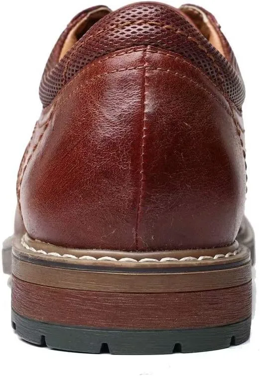 Mens Dress Shoes, Lace Up Plain Toe Leather Oxford