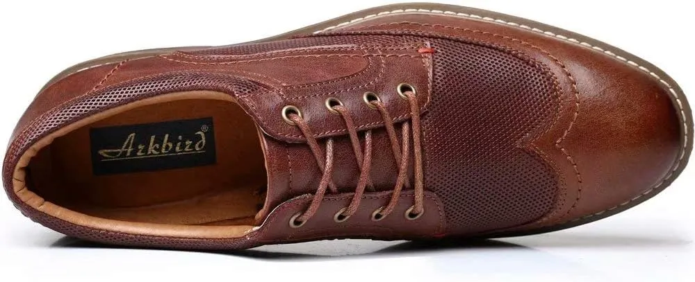 Mens Dress Shoes, Lace Up Plain Toe Leather Oxford
