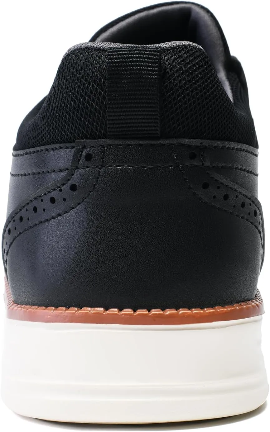 Men's Dress Sneakers Oxfords Shoes Business Wingtip Casual Walking Brogue Shoes