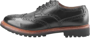 Mens Quenington Commando Goodyear Welt Lace Up Shoe Black Size UK 9 EU 43