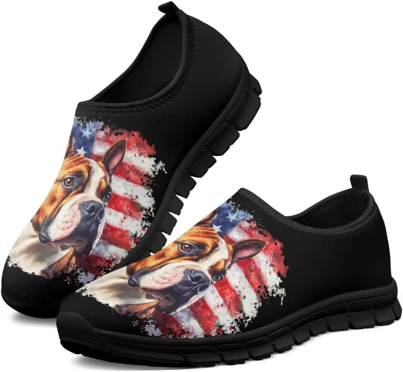 Mens Slip on Shoes Casual Loafers Running Sneakers Slip on Walking Sneakers with Black EVA Sole