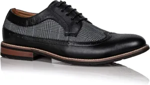 Metrocharm MC315 Men's Wing Tip Lace Up Oxford Shoe