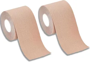 Moleskin for Blisters, 2" by 15 Feet Moleskin for Feet, Flexible Cushioning & Cut to Any Size, Moleskin Tape for Running, Hiking and Walking (2 Rolls)