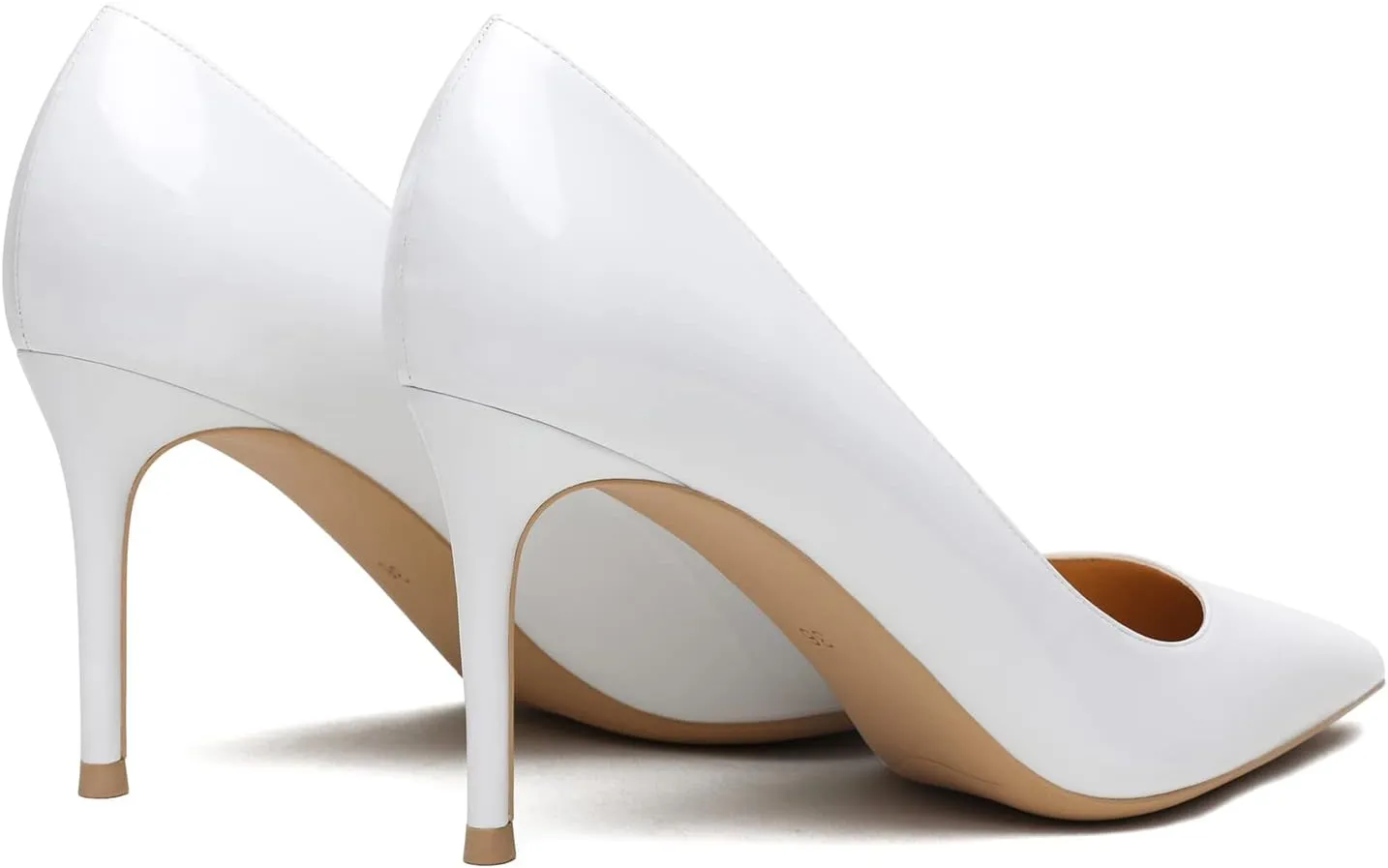 MOOMMO Women Classic High Heels Pumps Shoes Pointed Toe Slip On Satin Heels Stiletto Dress Shoes Pointed Closed Toe 3" Kitten Heel Sandals Office Ladies Bridal Wedding Party Formal Basic 4-13 M US