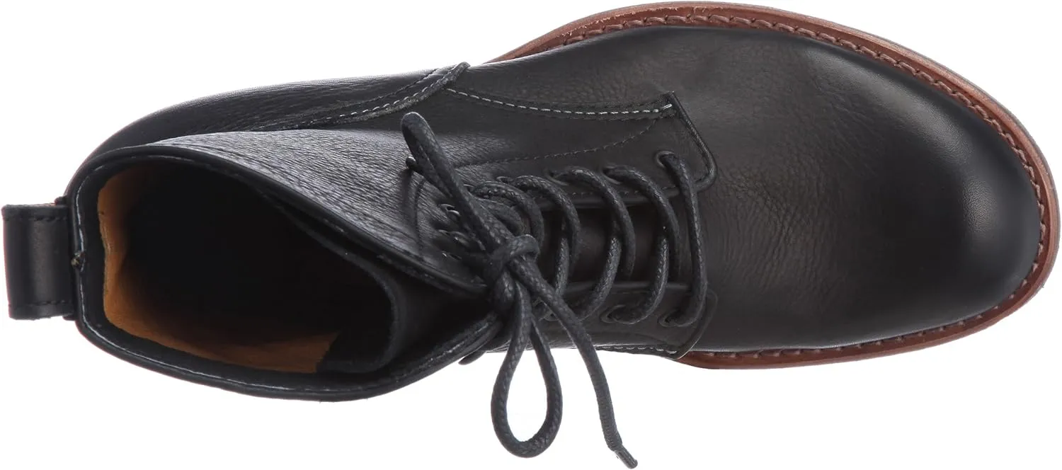 Mr Olive EO Eye ME524 Water Proof Shirink Leather Lace Up Logo Boots