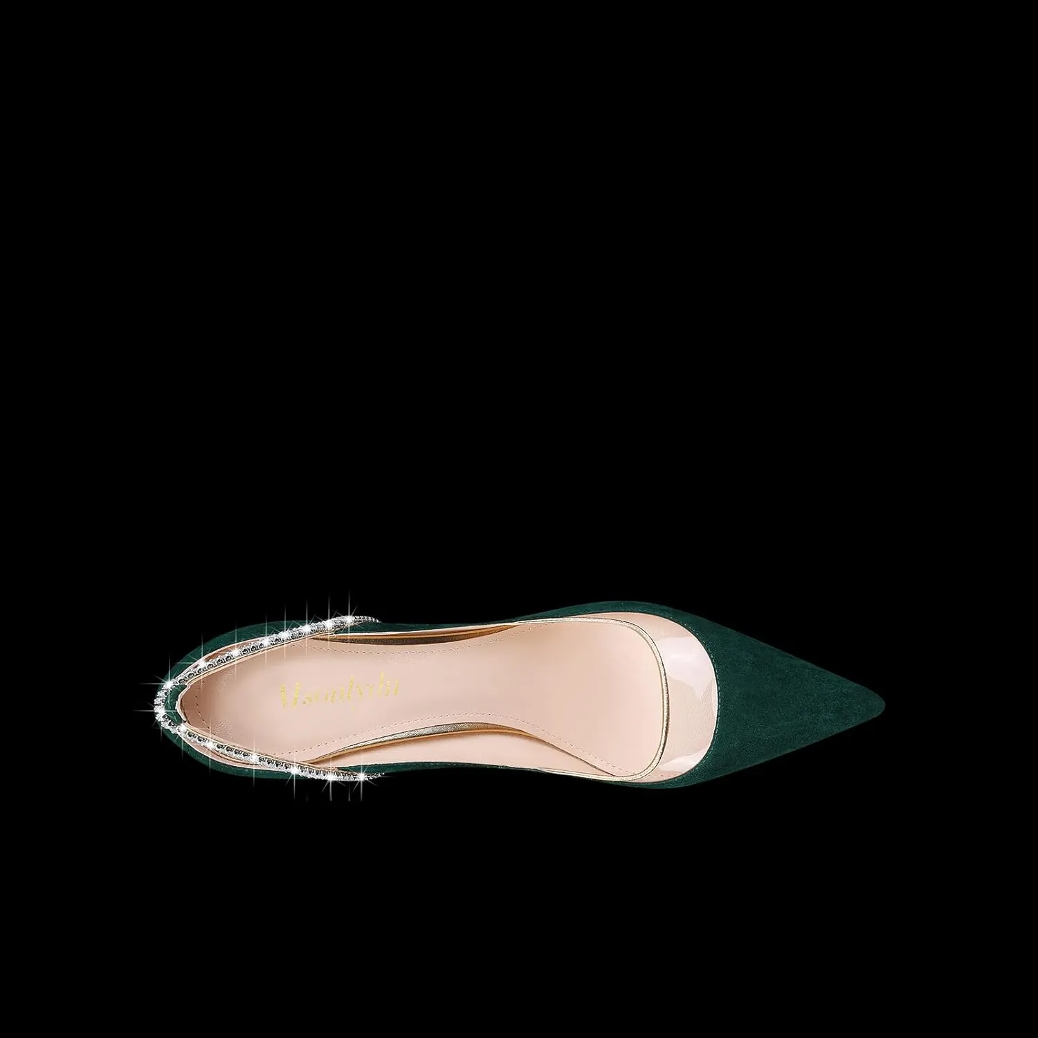 MSONLYDN Heels Dressy Casual Women Suede Pumps Women Stiletto High Heels Leather Pointed Toe for Prom 4 inch