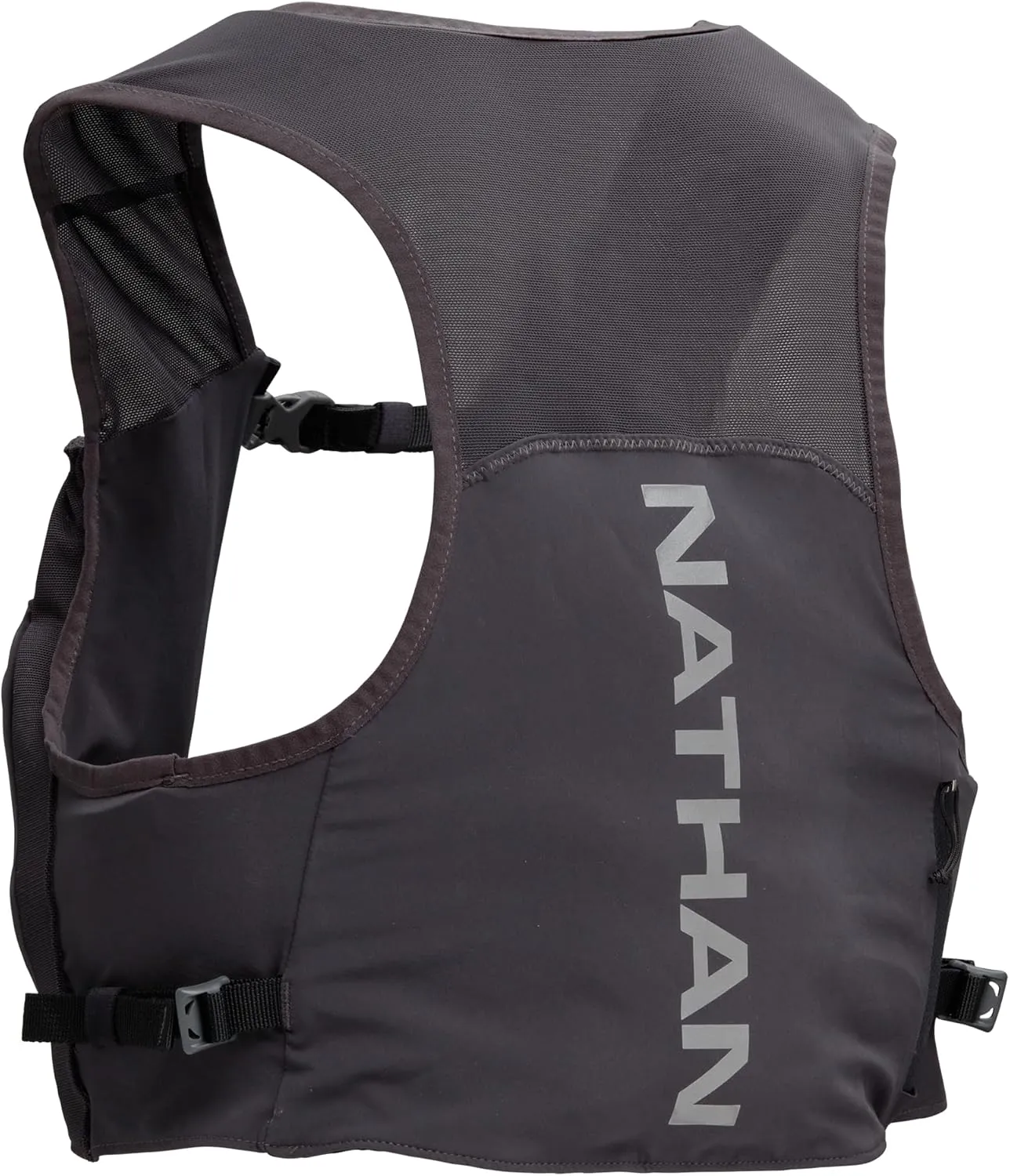 Nathan Pinnacle Featherlite Hydration Vest - Ultra-Light, Compression Fit, Power Mesh, 14oz Hydrapak Flask, Unisex