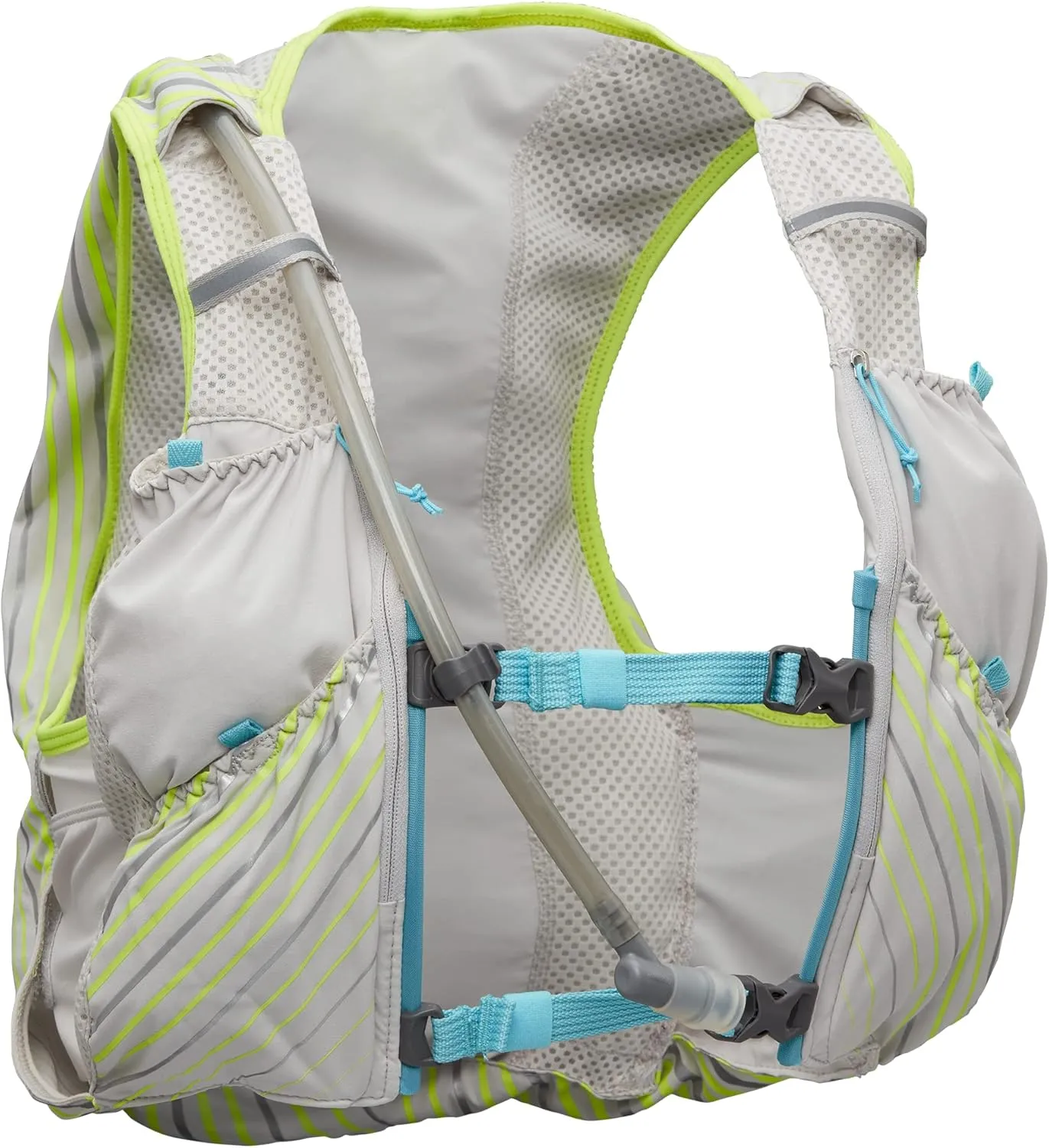 Nathan Women's Pinnacle Race Vest & 12L Hydration Pack with 1.6L Bladder, Water-Resistant Pockets, Lightweight & Moisture Wicking