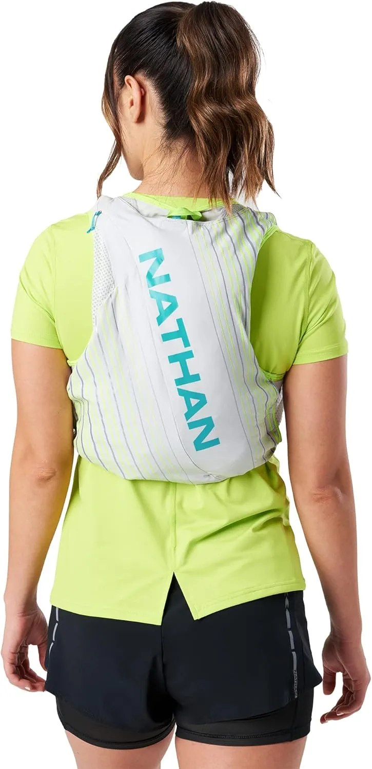 Nathan Women's Pinnacle Race Vest & 12L Hydration Pack with 1.6L Bladder, Water-Resistant Pockets, Lightweight & Moisture Wicking