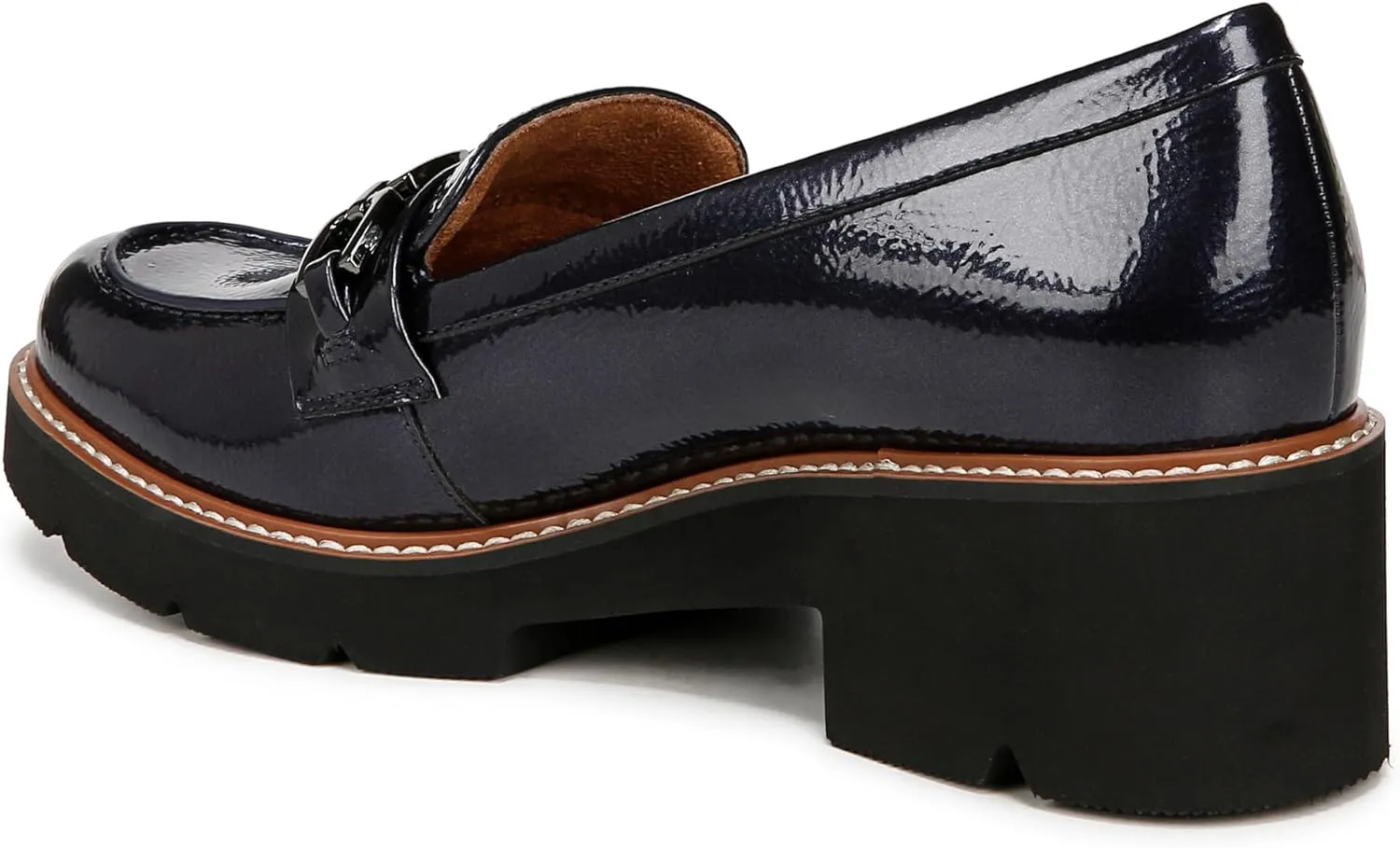 Naturalizer Womens Cabana Lug Sole Slip on Loafer