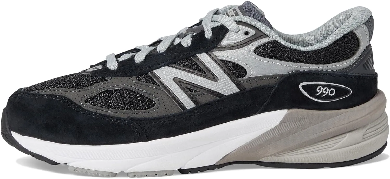 New Balance Kids' 990 V6 Lace-Up Sneaker