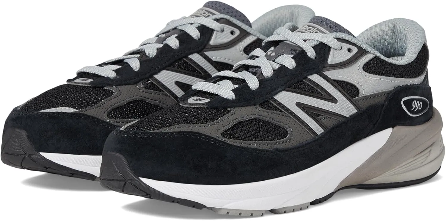 New Balance Kids' 990 V6 Lace-Up Sneaker