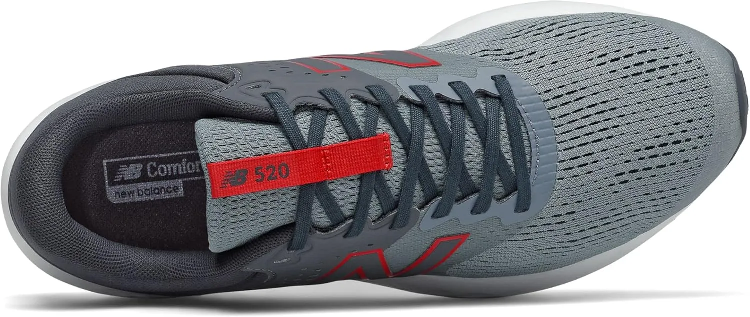 New Balance Men's 520 V7 Running Shoe, Black, 14 UK Wide