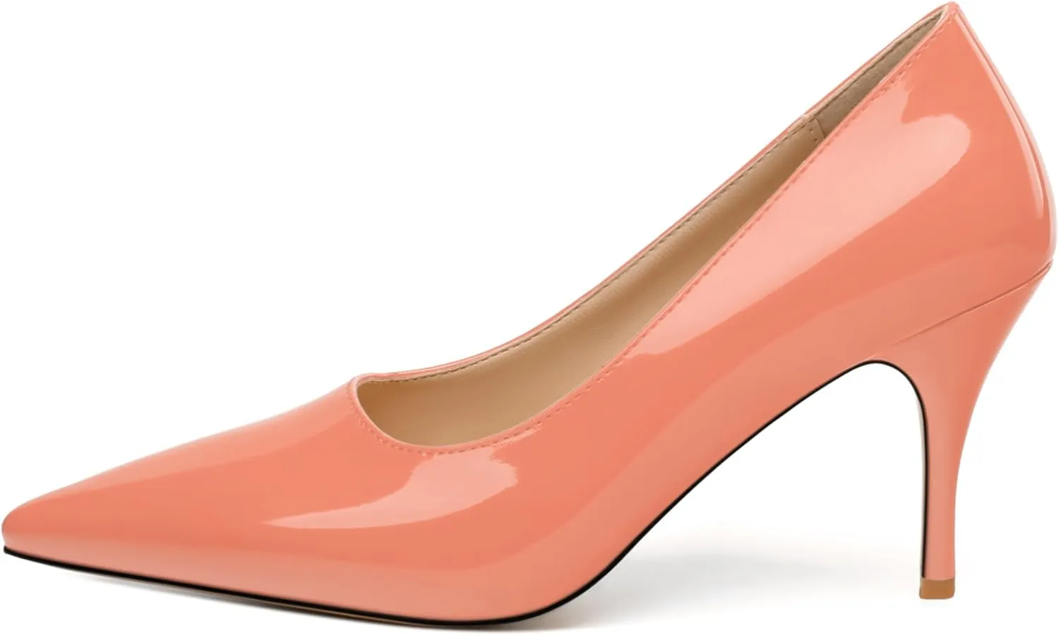 NUMALEO Women's Pumps Pointed Toe Heels Closed Toe High Heels Stiletto Comfortable Business Heels 3 Inch Wedding Party Dress Shoes