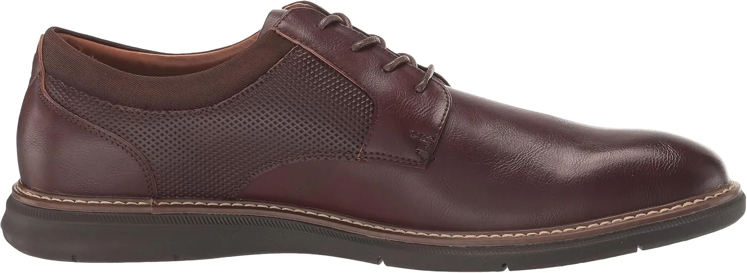 Nunn Bush Men's Chase Plain Toe Oxford Contemporary Lace Up