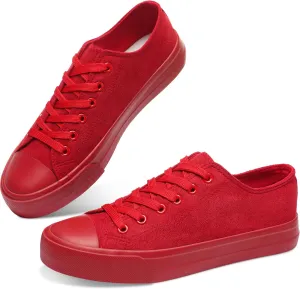 Obtaom Unisex Canvas Shoes Low Top Fashion Sneakers Slip on Walking Shoe