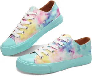 Obtaom Unisex Canvas Shoes Low Top Fashion Sneakers Slip on Walking Shoe