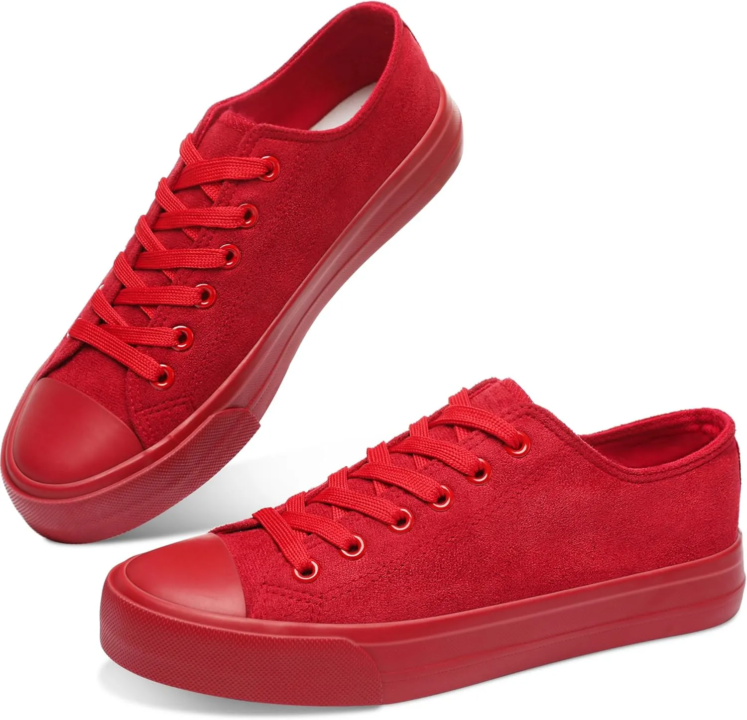 Obtaom Unisex Canvas Shoes Low Top Fashion Sneakers Slip on Walking Shoe