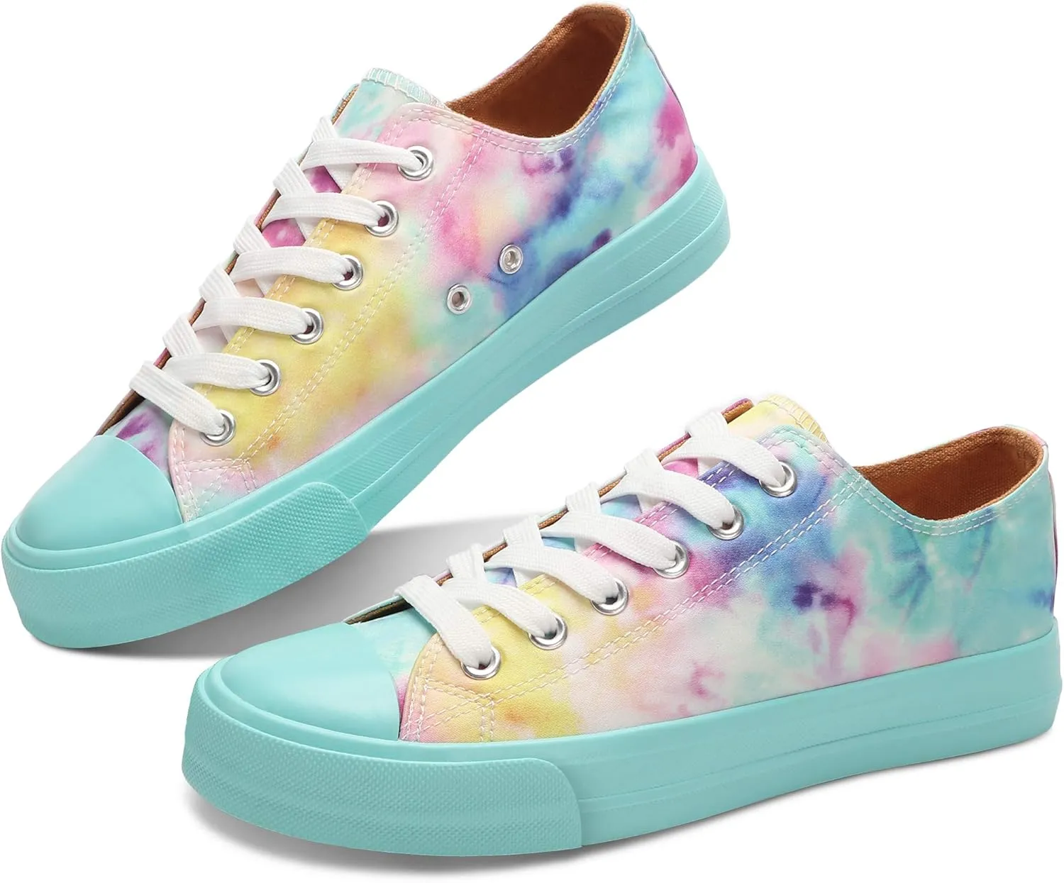 Obtaom Unisex Canvas Shoes Low Top Fashion Sneakers Slip on Walking Shoe