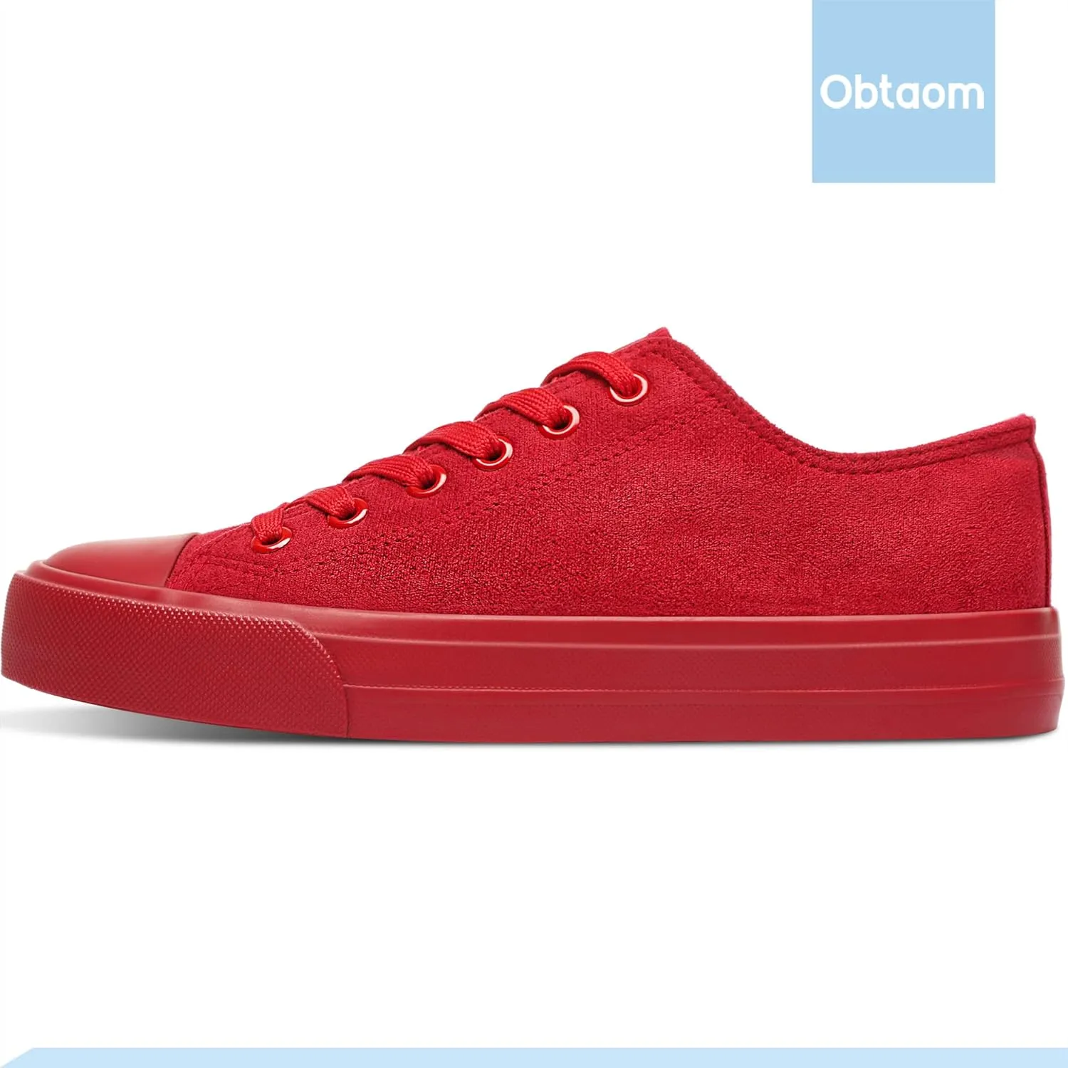 Obtaom Unisex Canvas Shoes Low Top Fashion Sneakers Slip on Walking Shoe