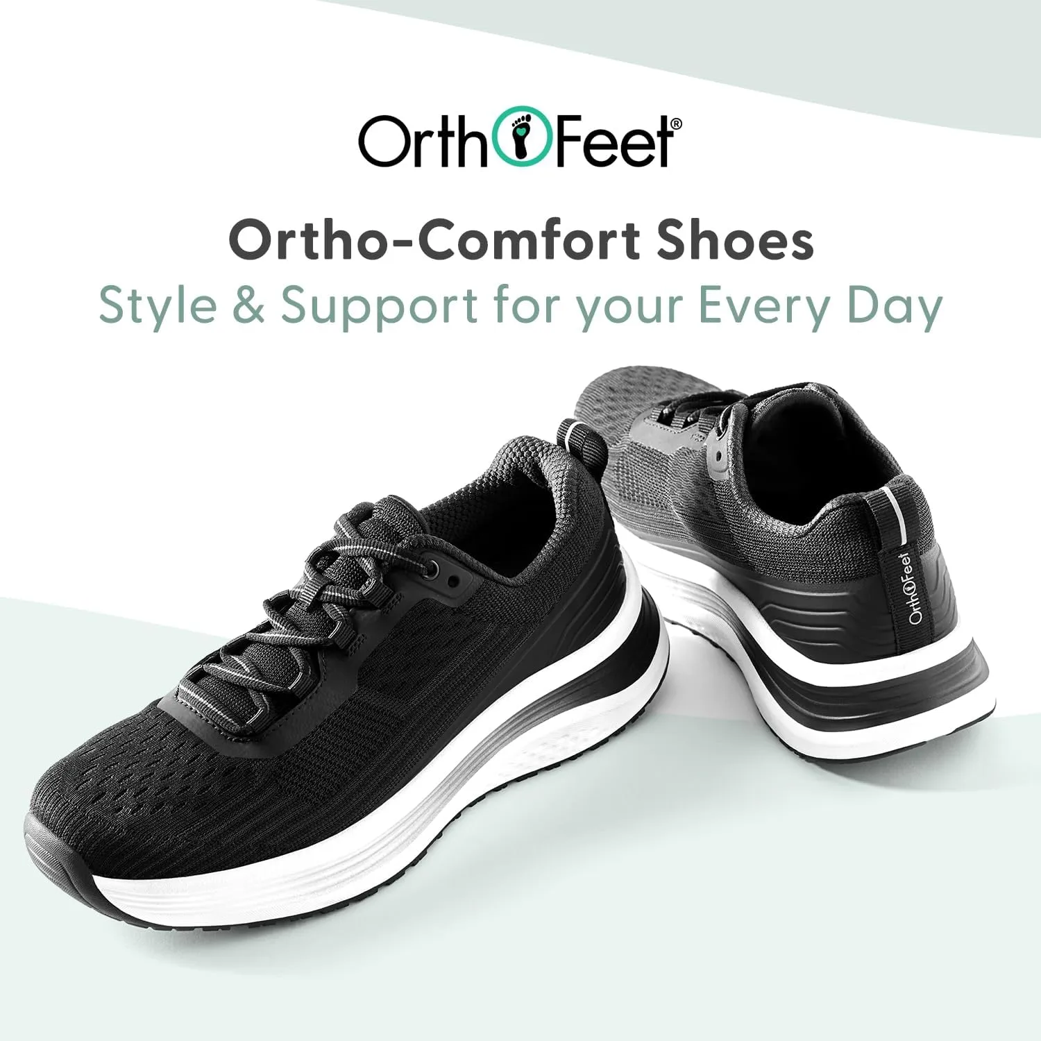 Orthofeet Women's Orthopedic Relay Running Shoe for Foot Pain Relief