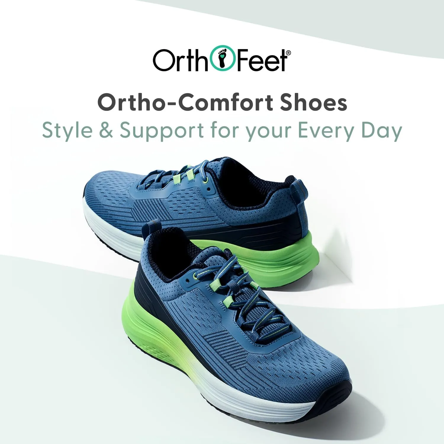 Orthofeet Women's Orthopedic Relay Running Shoe for Foot Pain Relief