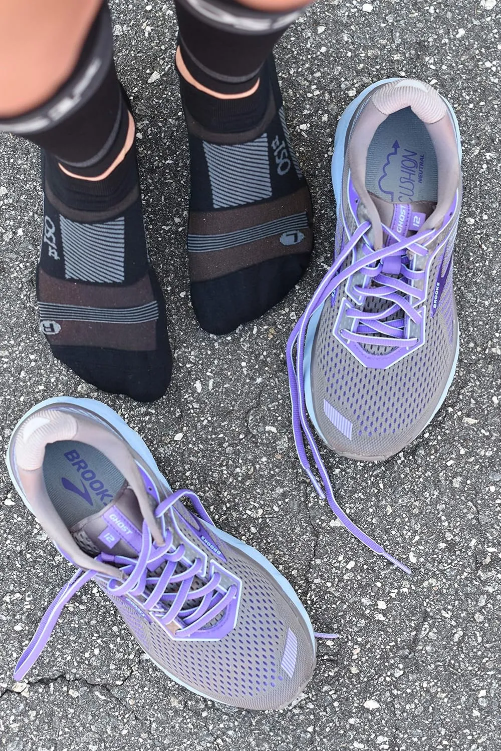 OS1st TA4 Thin Air No Show Running Socks with special ventilation feature for men & women, lightweight, and breathable design