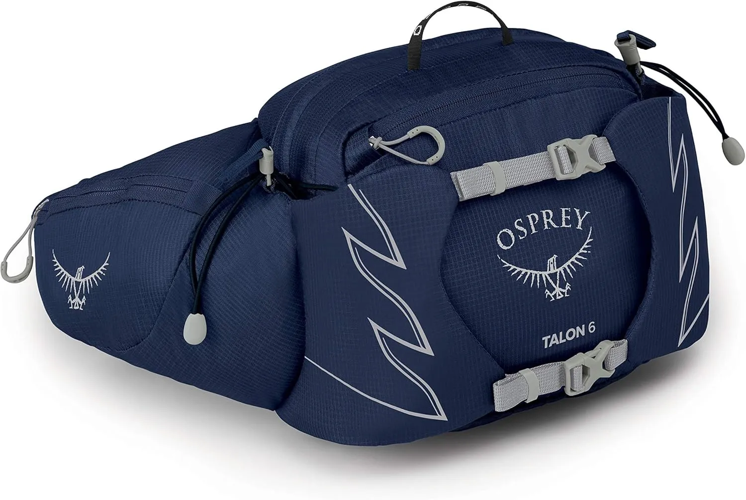 Osprey Talon 6L Men's Lumbar Hiking Waist Pack, Ceramic Blue