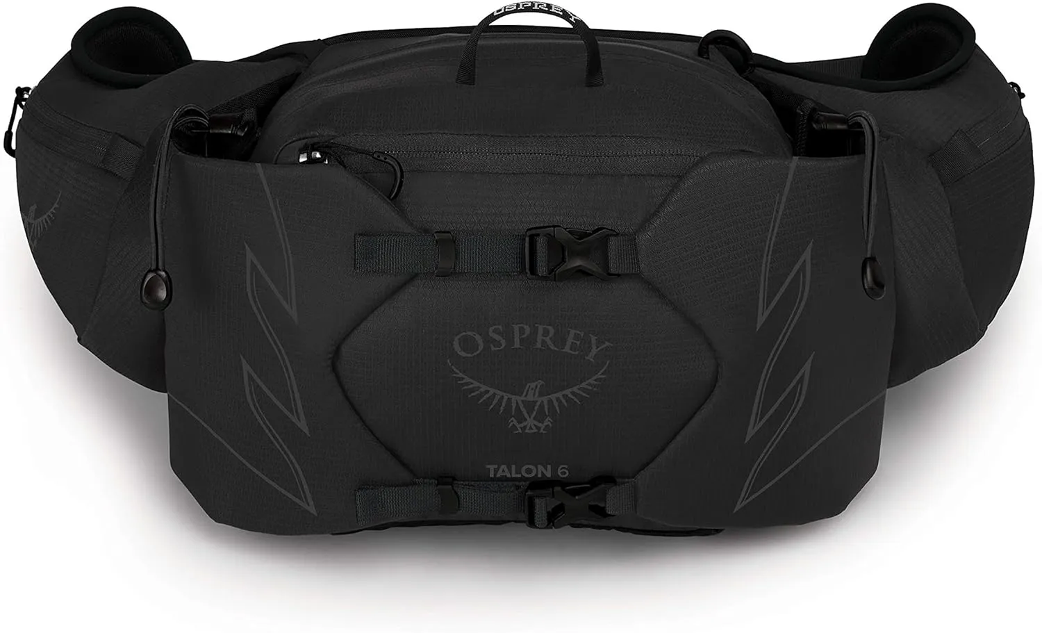 Osprey Talon 6L Men's Lumbar Hiking Waist Pack, Stealth Black