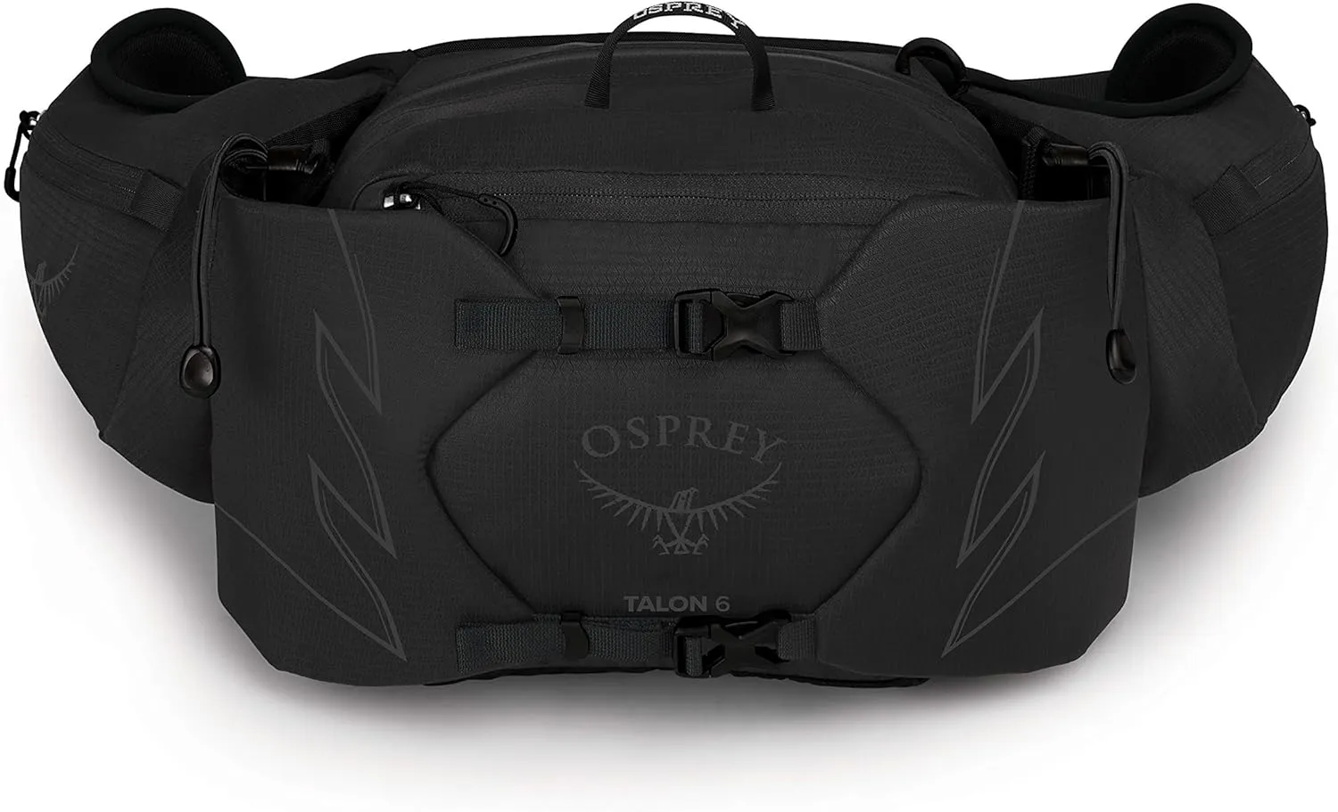 Osprey Talon 6L Men's Lumbar Hiking Waist Pack, Stealth Black