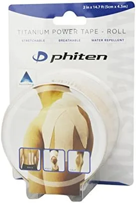 Phiten Titanium Power Tape Roll 2 Wide by 14-1/2' Long