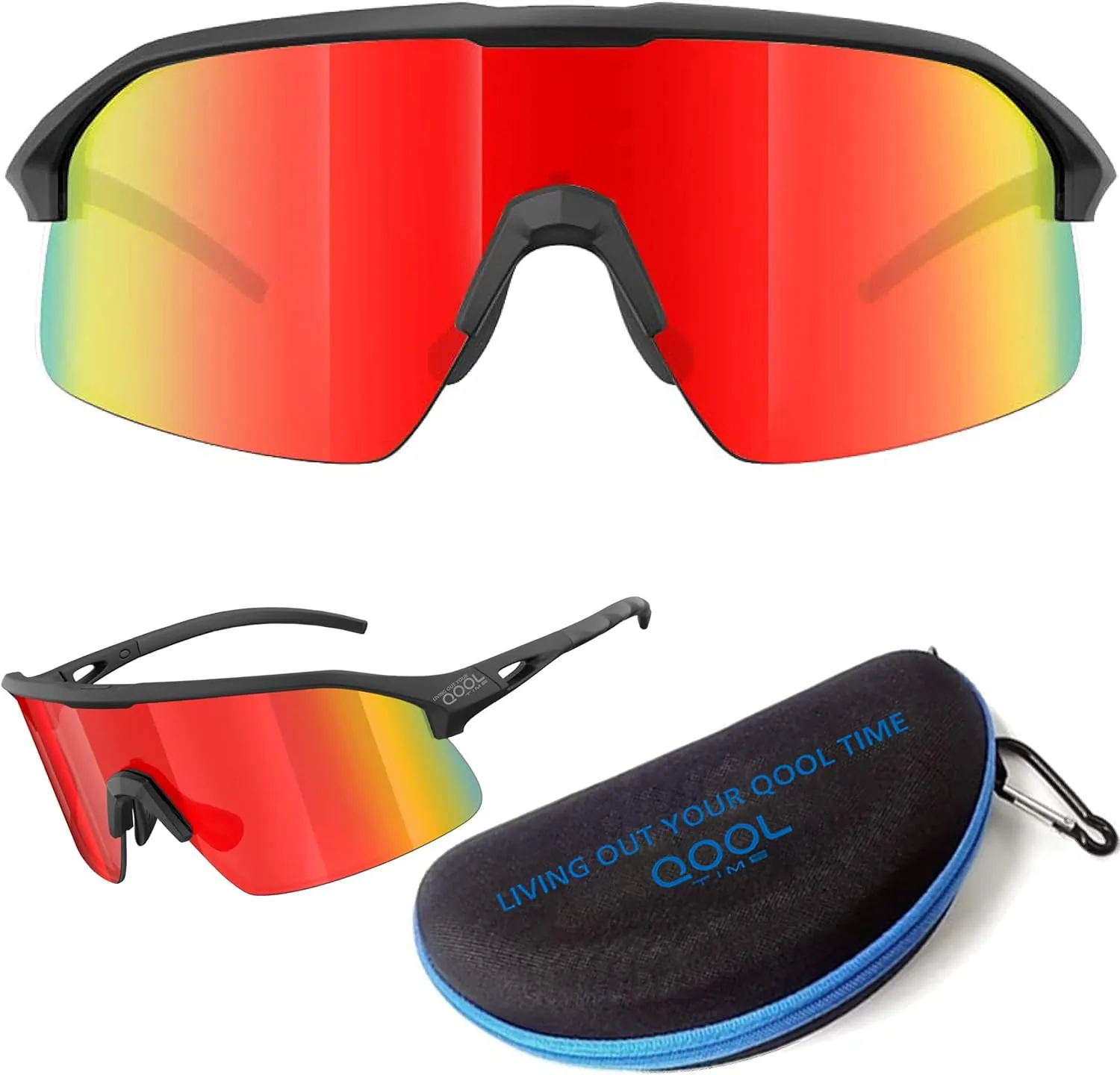 Polarized Cycling Sunglasses for Women and Men, Golfing Running Volleyball MTB and Outdoor sports