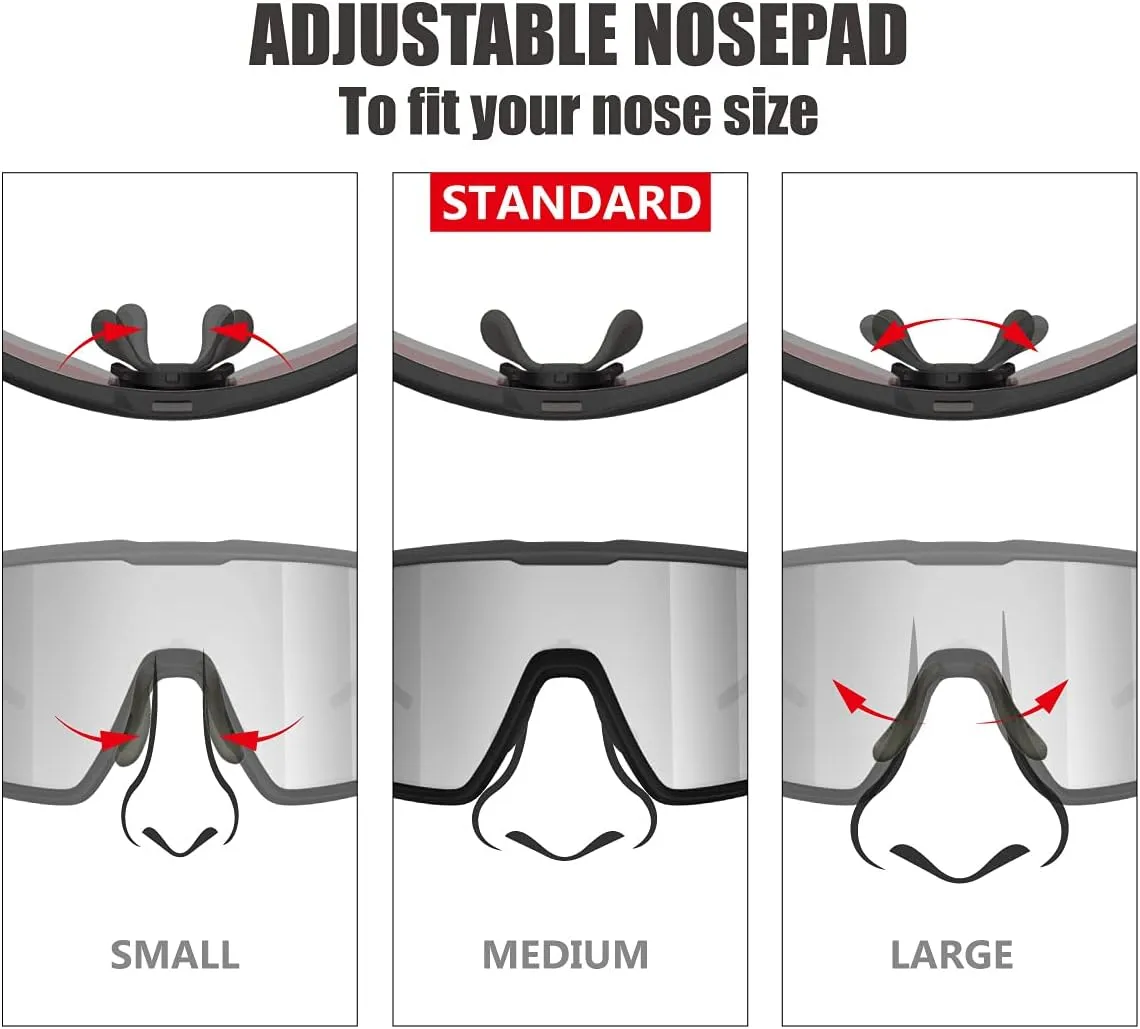 Polarized Cycling Sunglasses for Women Men Golfing Running Volleyball MTB Outdoor Sports Padel