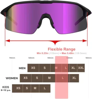 Polarized Cycling Sunglasses for Women Men Golfing Running Volleyball MTB Outdoor Sports Padel