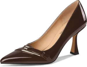 Pumps for Women Pointed Toe High Stiletto Heels Comfortable Work Dress Shoes