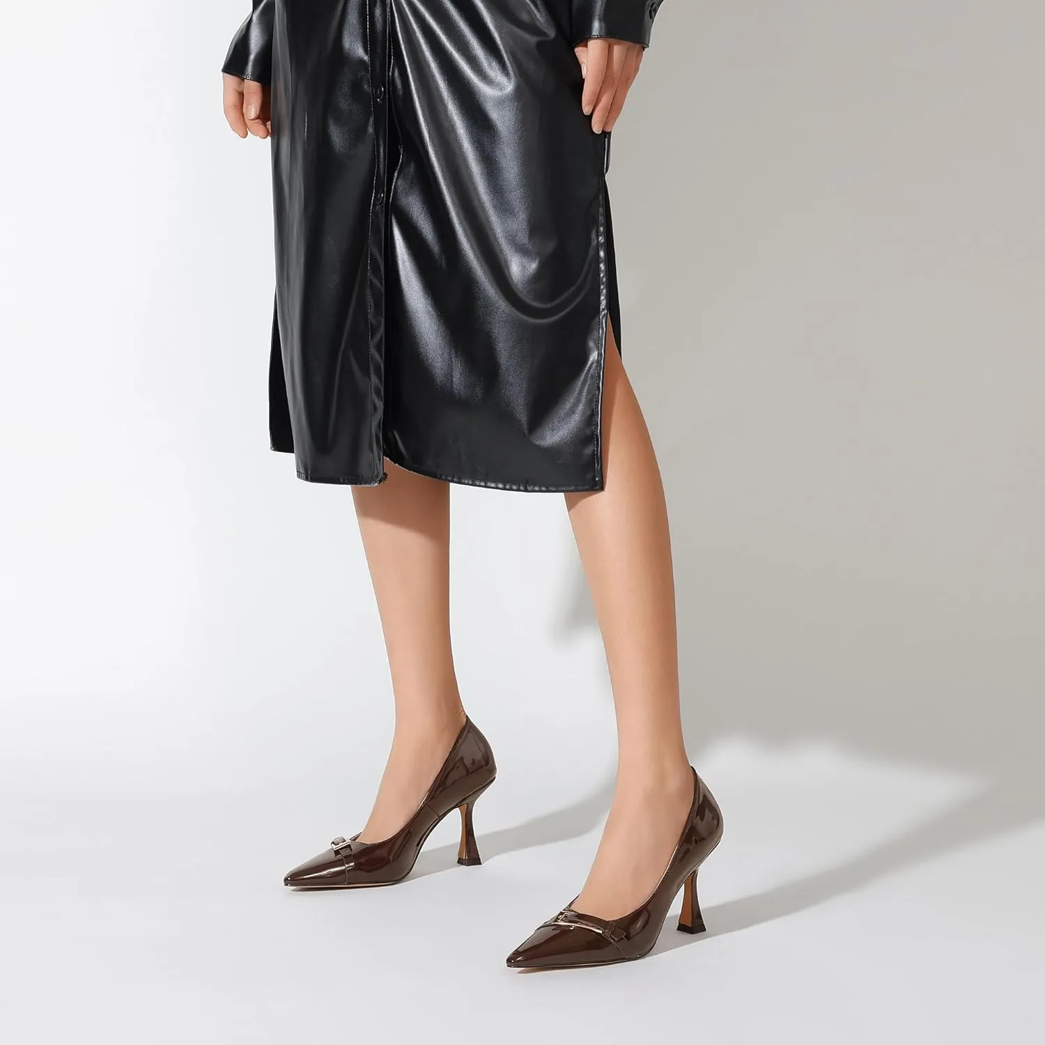 Pumps for Women Pointed Toe High Stiletto Heels Comfortable Work Dress Shoes