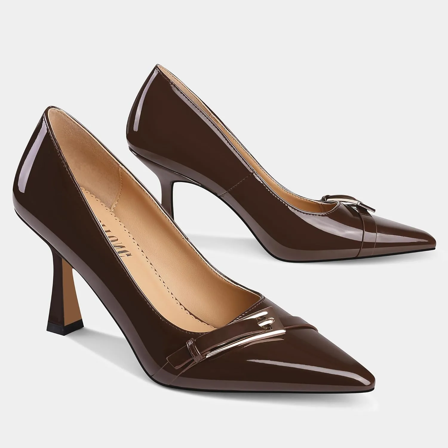 Pumps for Women Pointed Toe High Stiletto Heels Comfortable Work Dress Shoes