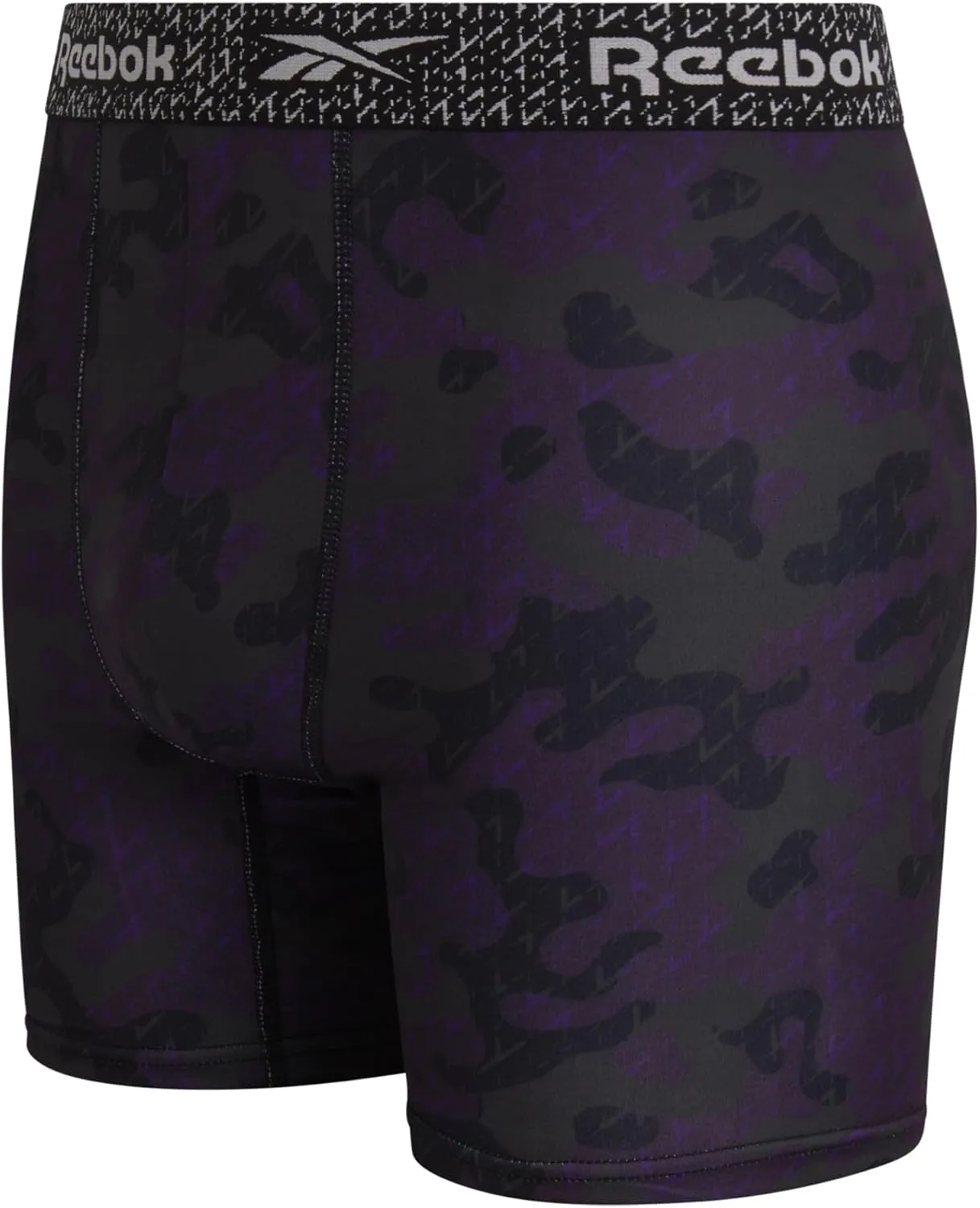 Rebook Mens Boxer Briefs - 8 Pack Stretch Performance Moisture Wicking Mens Underwear Boxers with Contour Pouch (Sizes: S-XL)