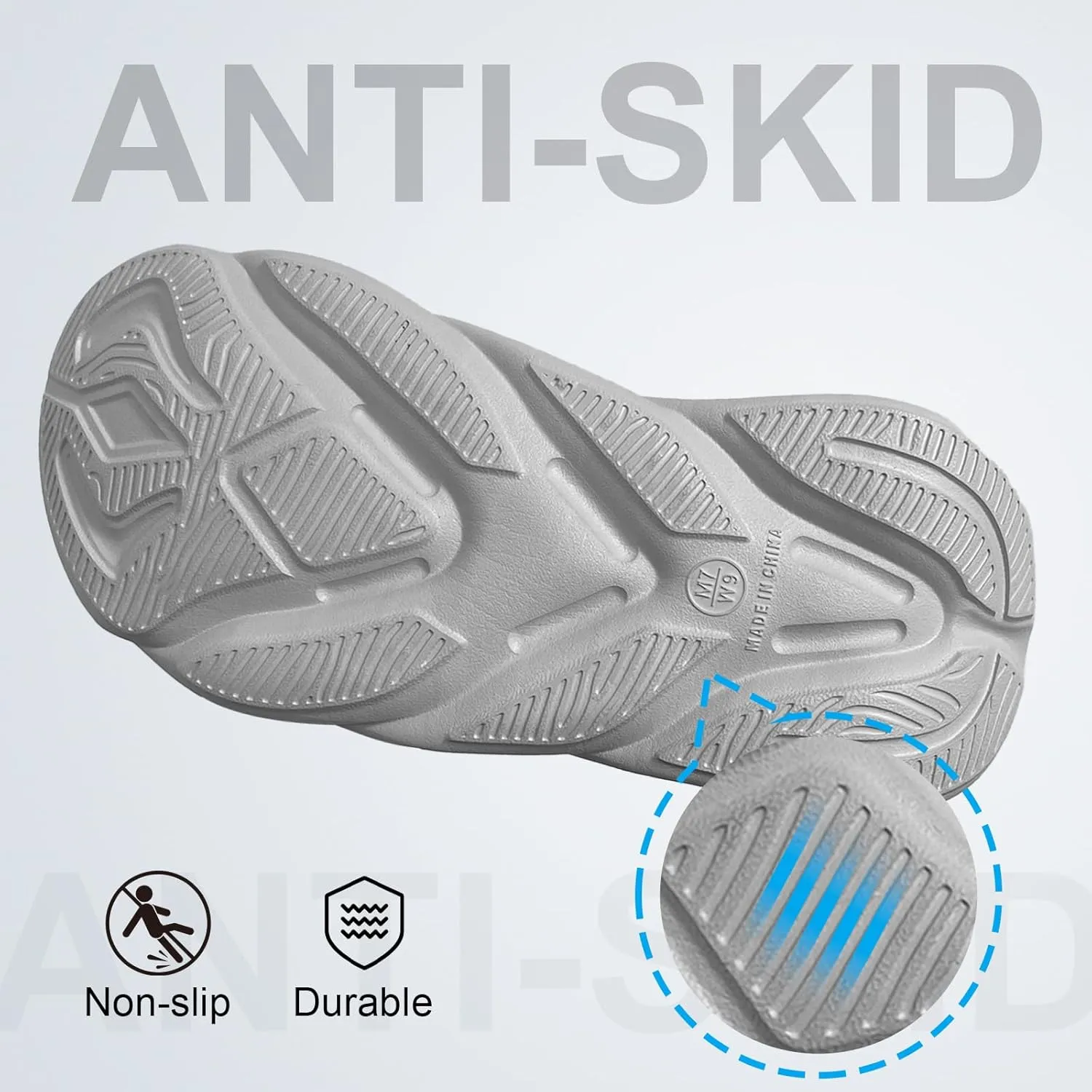 Recovery Slides for Men and Women - Orthopedic Sandals with Arch Support & Thick Cushion, Plantar Fasciitis Slippers, Lightweight Non-Slip Slides for Post-Workout Recovery