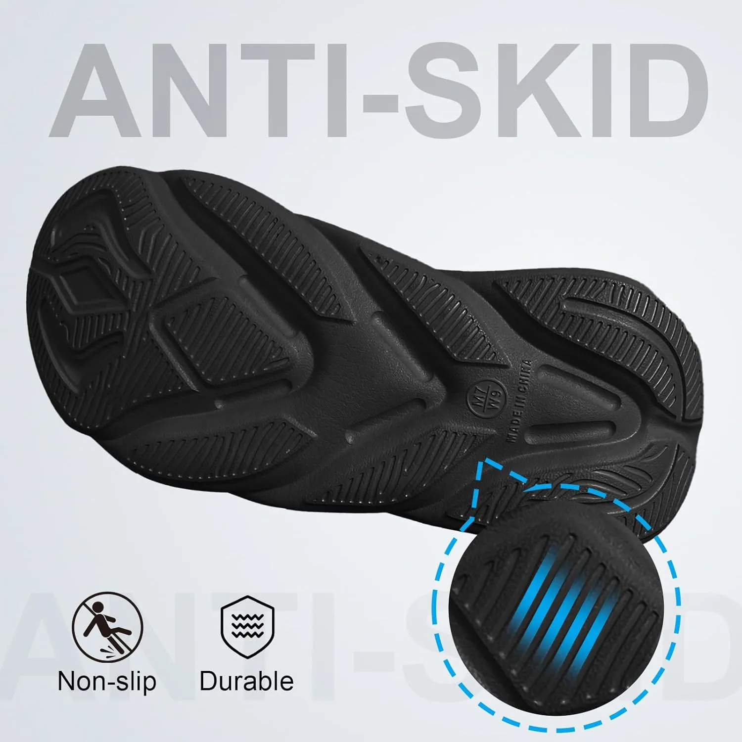 Recovery Slides for Men and Women - Orthopedic Sandals with Arch Support & Thick Cushion, Plantar Fasciitis Slippers, Lightweight Non-Slip Slides for Post-Workout Recovery